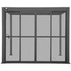 Stumdomos polikarbonatinės durys pavėsinei Pergola PREMIUM 4m, Anthracite