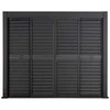 Stumdomos žaliuzinės durys pavėsinei Pergola PREMIUM 3m, Anthracite