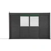 Stumdomos žaliuzinės durys pavėsinei Pergola PREMIUM 4m, Anthracite