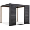 Stumdomos žaliuzinės durys pavėsinei Pergola PREMIUM 3m, Anthracite