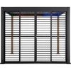 Stumdomos žaliuzinės durys pavėsinei Pergola PREMIUM 3m, Anthracite