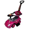 Stumiamas automobilis Mega Car 3in1, rožinis