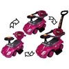 Stumiamas automobilis Mega Car 3in1, rožinis