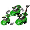 Stumiamas automobilis Mega Car 3in1, žalias