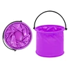 Sulankstomas PVC kibirėlis vaikams, violetinis