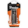 Sulankstomas šešiakampių raktų rinkinys TORX 9 - 40 mm Bradas, 8 vnt., short