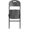 Sulankstomų lauko baldų komplektas CATERING: 180 cm stalas ir 4 kėdės, Graphite Wood
