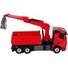 Sunkvežimis Mercedes Rastar Grapple Truck su nuotolinio valdymo pultu, raudonas