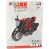 Surenkamas motociklo modelis DIY 1:14, juodas/auksinis