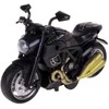 Surenkamas motociklo modelis DIY 1:14, juodas/auksinis