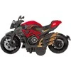 Surenkamas motociklo modelis DIY 1:14, juodas/raudonas