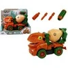 Surenkamas sunkvežimis Dinosaur Truck, oranžinis