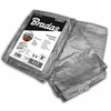 Sustiprintas tentas Bradas Sidabrinis, 4 x 6 m, 120 g/m²