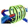 Šviečianti lenktynių trasa su kilpomis ir automobiliu valdomu nuotoliniu būdu