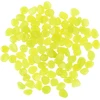 Šviečiantys fluorescenciniai akmenukai, geltoni, 100 vnt.