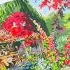 Tapybos pagal skaičius rinkinys "Kaimo namelis", 30x40 cm