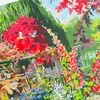 Tapybos pagal skaičius rinkinys "Kaimo namelis", 30x40 cm