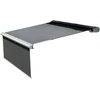 Terasos markizė DELUXE PLUS AUTOMATIC su LED ir jutikliu, 400x300 + 150 cm, Pilkas