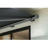 Terasos markizė DELUXE PLUS AUTOMATIC su LED ir jutikliu, 400x300 + 150 cm, Pilkas