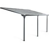 Terasos stoginė ATLANTA 3x5 m, Cold Pilkas