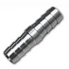 Tiesi jungtis žarnai 8mm Bradas, STEEL-CHROME