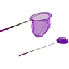 Tinklelis drugeliams gaudyti su teleskopine rankena, 85 cm, violetinis