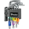 TORX raktų rinkinys Bradas TX 10-50 mm, multicolour / short, 9 vnt.