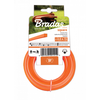 Trimerio valas Bradas TRIMMER Square, 2,7mm x 50m