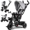 Triratukas su stogeliu Tiny Bike 3in1, pilkas
