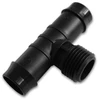 Trišakis jungtuvas su 1/2" išor.sr. / 2 x 19 mm žarnai Bradas, 2 vnt.