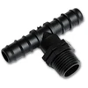 Trišakis jungtuvas su 1/2" išor.sr. / 2 x 20 mm žarnai Bradas