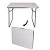 Turistinis sulankstomas stalas, 80x60x70 cm, baltas