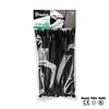 Tvirtinimo dirželiai Bradas 7,6 x 550 mm, 100 vnt., juodi