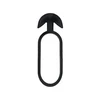 Tvirtinimo dirželis augalams Bradas ANCHOR RUBBER TIE EPDM, 80/4mm