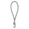 Tvirtinimo elastinė guma su kabliuku Bradas BUNGEE CORD HOOK, 40 cm, 25 vnt., pilka