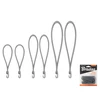 Tvirtinimo elastingų gumų su kabliukais rinkinys Bradas BUNGEE CORD HOOK, 2x18cm / 2x25cm / 2x40cm, pilki
