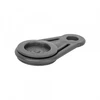 Tvirtinimo klipsai - spaustukai Bradas BUNGEE CORD CLIPS Eyelet, 12 vnt., pilki