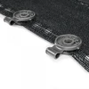 Tvirtinimo klipsai - spaustukai Bradas BUNGEE CORD CLIPS, 50 vnt., pilki