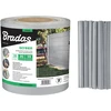 Tvoros juosta Bradas, 19cm x 35m, 450g/m2, + 20 klipsų, šviesiai pilka