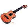 Vaikiška 4 stygų gitara su mediatoriumi, ruda