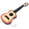 Vaikiška 4 stygų gitara su mediatoriumi, šviesi