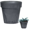 Vazonas Cube Beton Effect, 124 mm