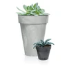 Vazonas Cube Beton Effect, 170 mm