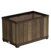 Vazonas Deco Rectangle, 45,5 x 76 x 45,5 cm, Walnut