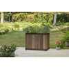 Vazonas Deco Rectangle, 45,5 x 76 x 55 cm, Walnut