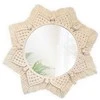 Veidrodis Boho Sun, rusvai gelsvas/Bamboo, 55 cm