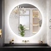 Veidrodis Circle LED, Chrome, 50 cm