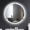 Veidrodis Lumi Lux LED, Juodas/Gold, 70 cm