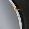 Veidrodis Lumi Lux LED, Juodas/Gold, 70 cm