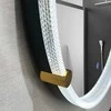 Veidrodis Lumi Lux LED, Juodas/Gold, 70 cm